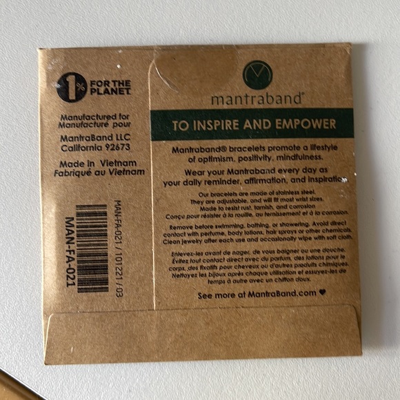 Mantraband Bracelet - She Believed She Coul - Picture 4 of 4